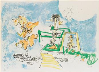 ROBERTO MATTA Two color lithographs from Hecatombe de Toros.